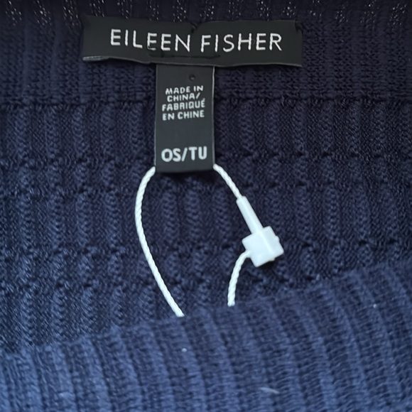Eileen Fisher Midnight Poncho. O/S - Picture 5 of 8